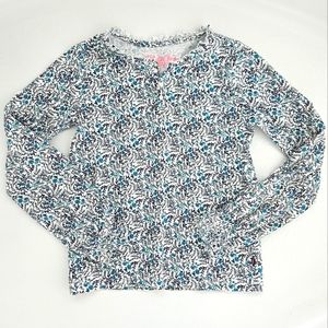 Kids Club Floral Long Sleeve Blouse